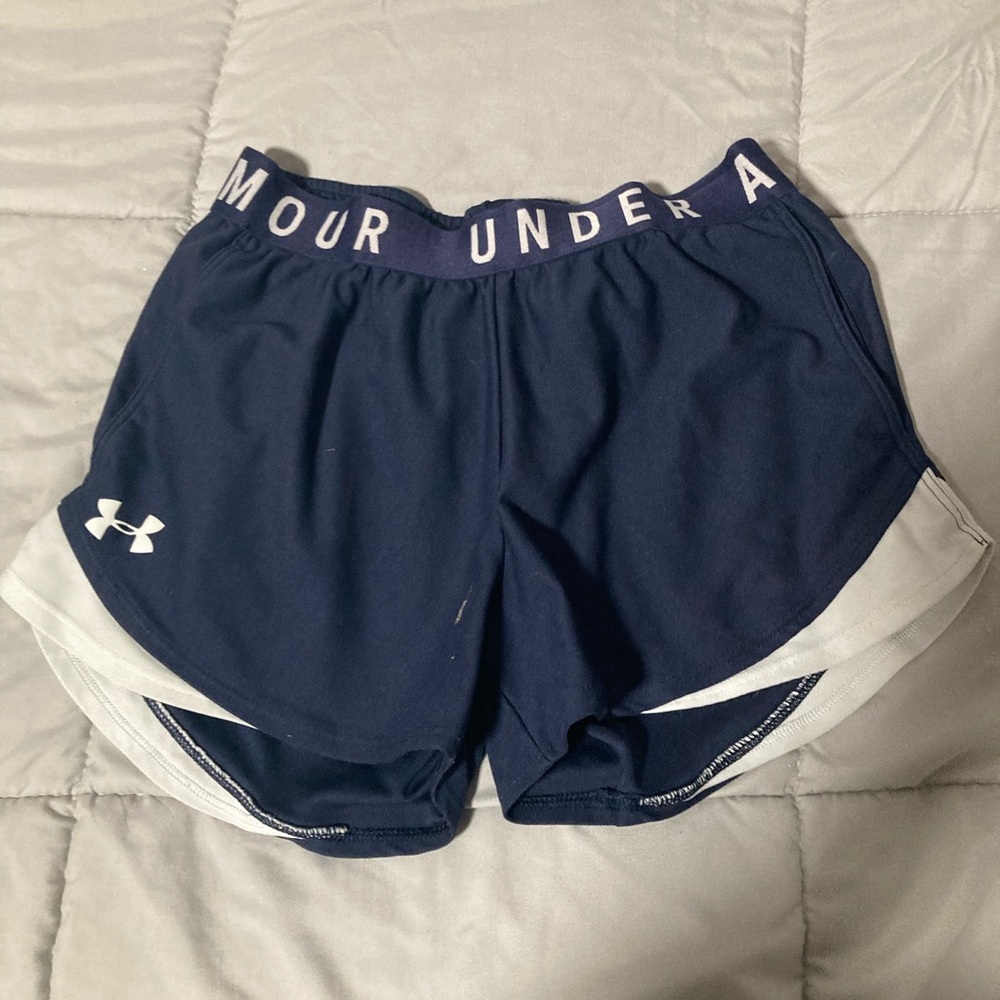 Under Armour Women's Dark Blue Athletic Shorts
